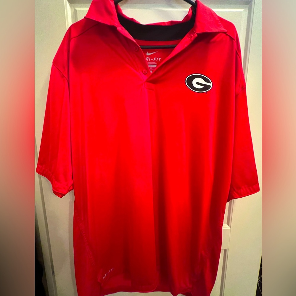 UGA Georgia Nike Dri Fit Polo XL